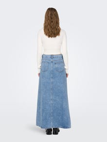 ONLY ONLLIZA Denim Dlouhá sukně -Light Blue Denim - 15327701