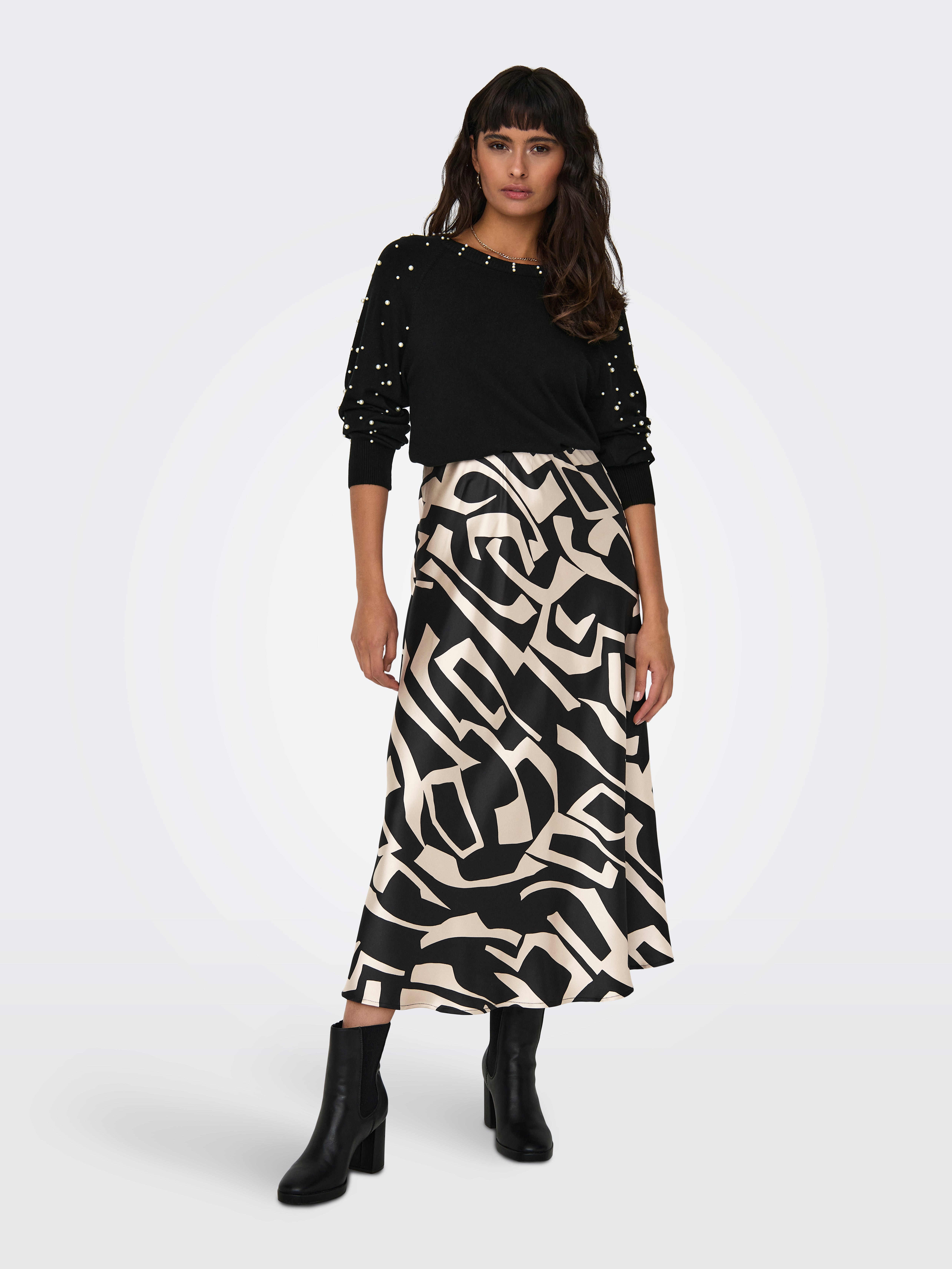 Leopard print 2024 maxi skirt 90