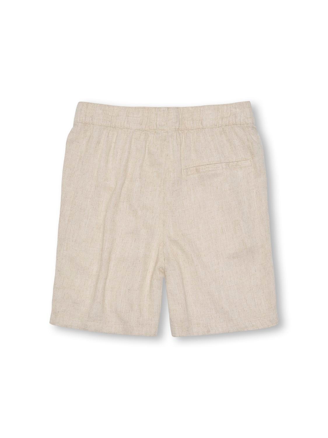 ONLY Normal passform Shorts -Oatmeal - 15327738