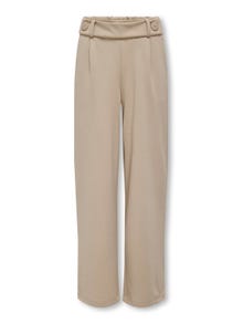 ONLY Regular Fit Mid waist Trousers -Humus - 15327742