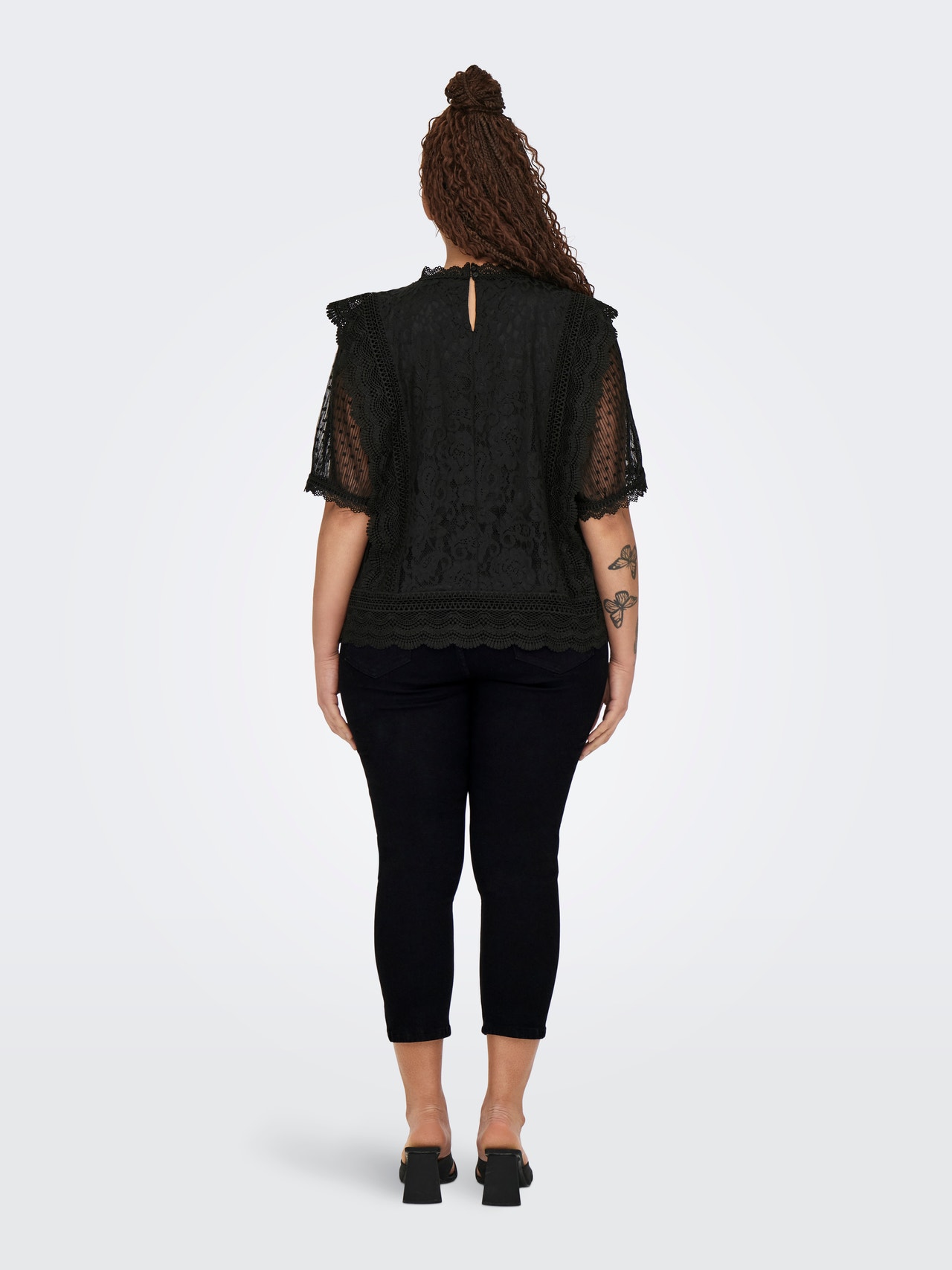 ONLY Tops Regular Fit Col rond -Black - 15327764