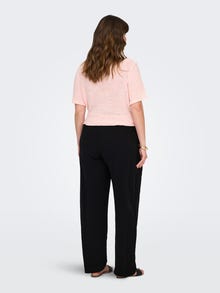 ONLY Udobnost pristaje KRIVULJA Hlače -Black - 15327807