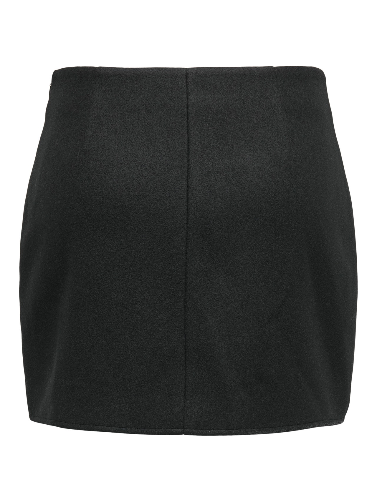 ONLY Kõrge vöökoht Lühike seelik -Black - 15327992