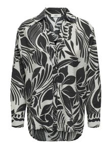 ONLY Regular fit Overhemd kraag Manchetten met knoop Overhemd -Whitecap Gray - 15328094