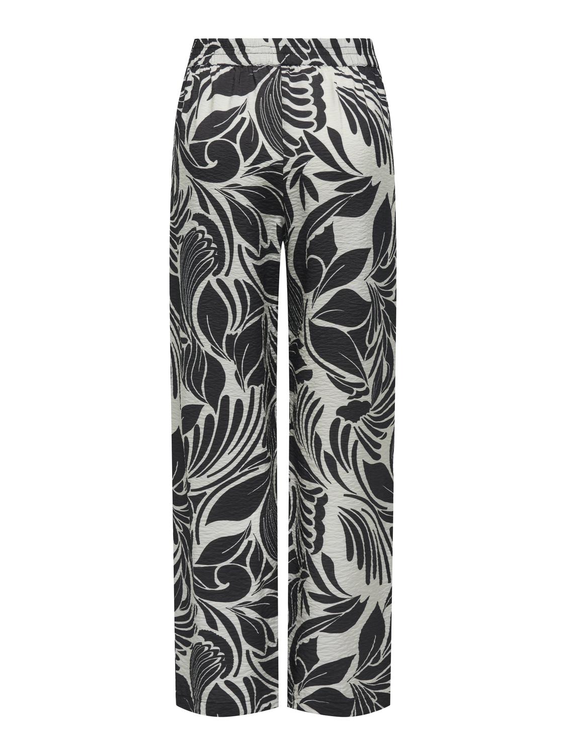 ONLY Pantalones Corte regular Cintura media -Whitecap Gray - 15328104