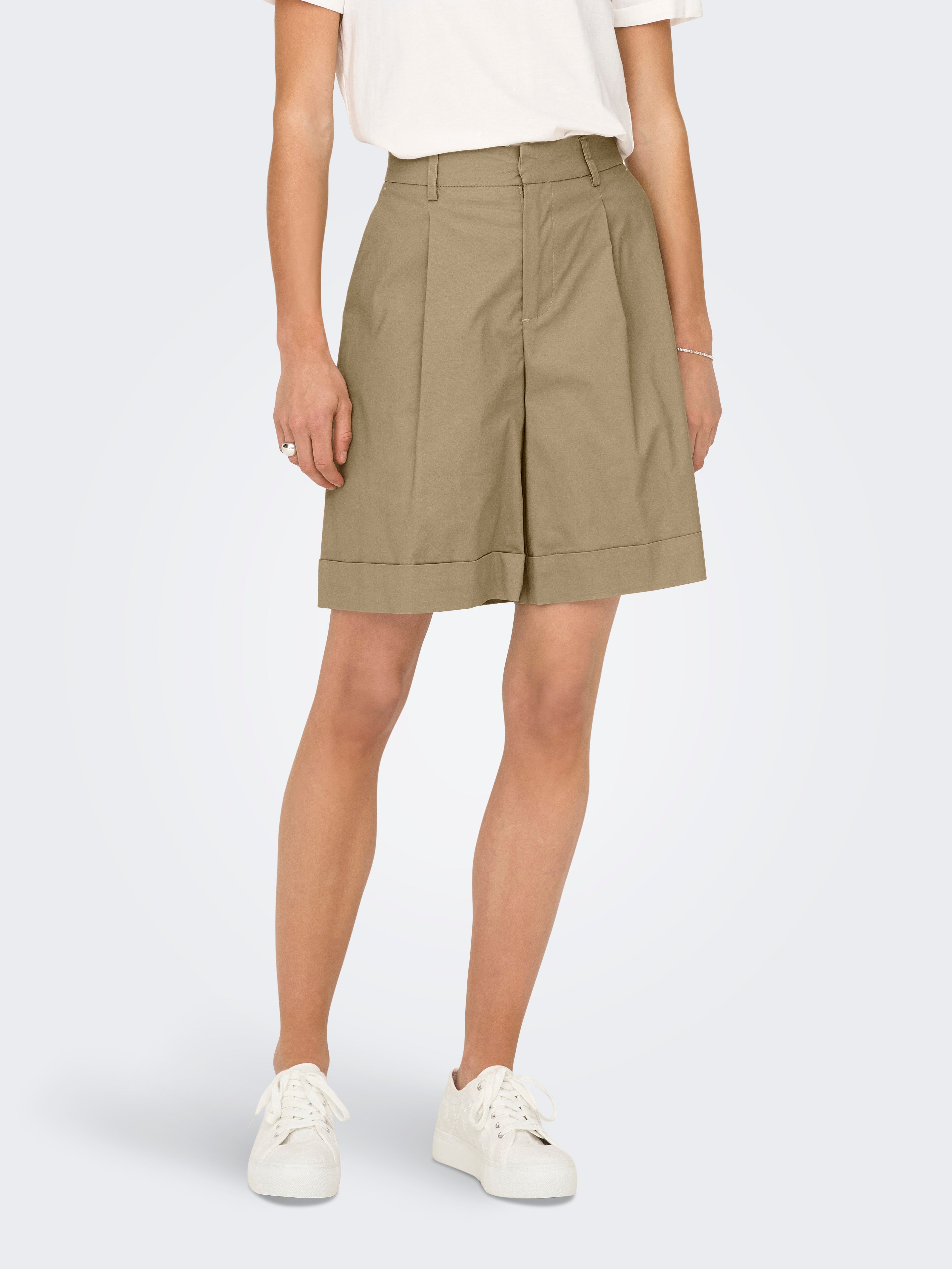 Onlrosalie Hohe Taille Locker Geschnitten Bermuda Shorts