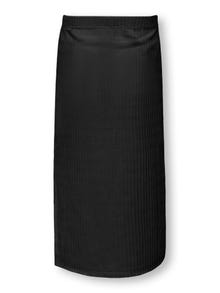 ONLY Lang nederdel -Black - 15328146