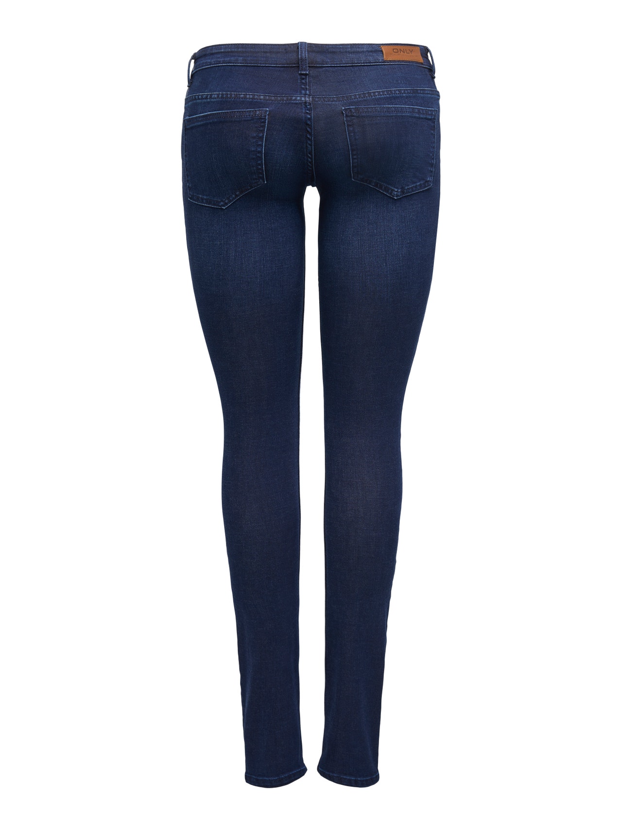 ONLY ONLCORAL SUPER LOW SKINNY Jeans -Dark Blue Denim - 15328174