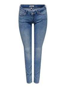 ONLY Skinny Fit Superlav midje Jeans -Light Blue Denim - 15328175