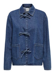 ONLY Denim jacket -Dark Blue Denim - 15328253