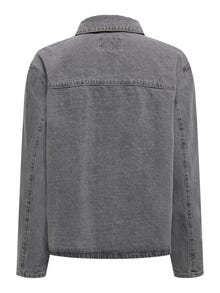 ONLY Chaqueta vaquera Cuello italiano -Medium Grey Denim - 15328253