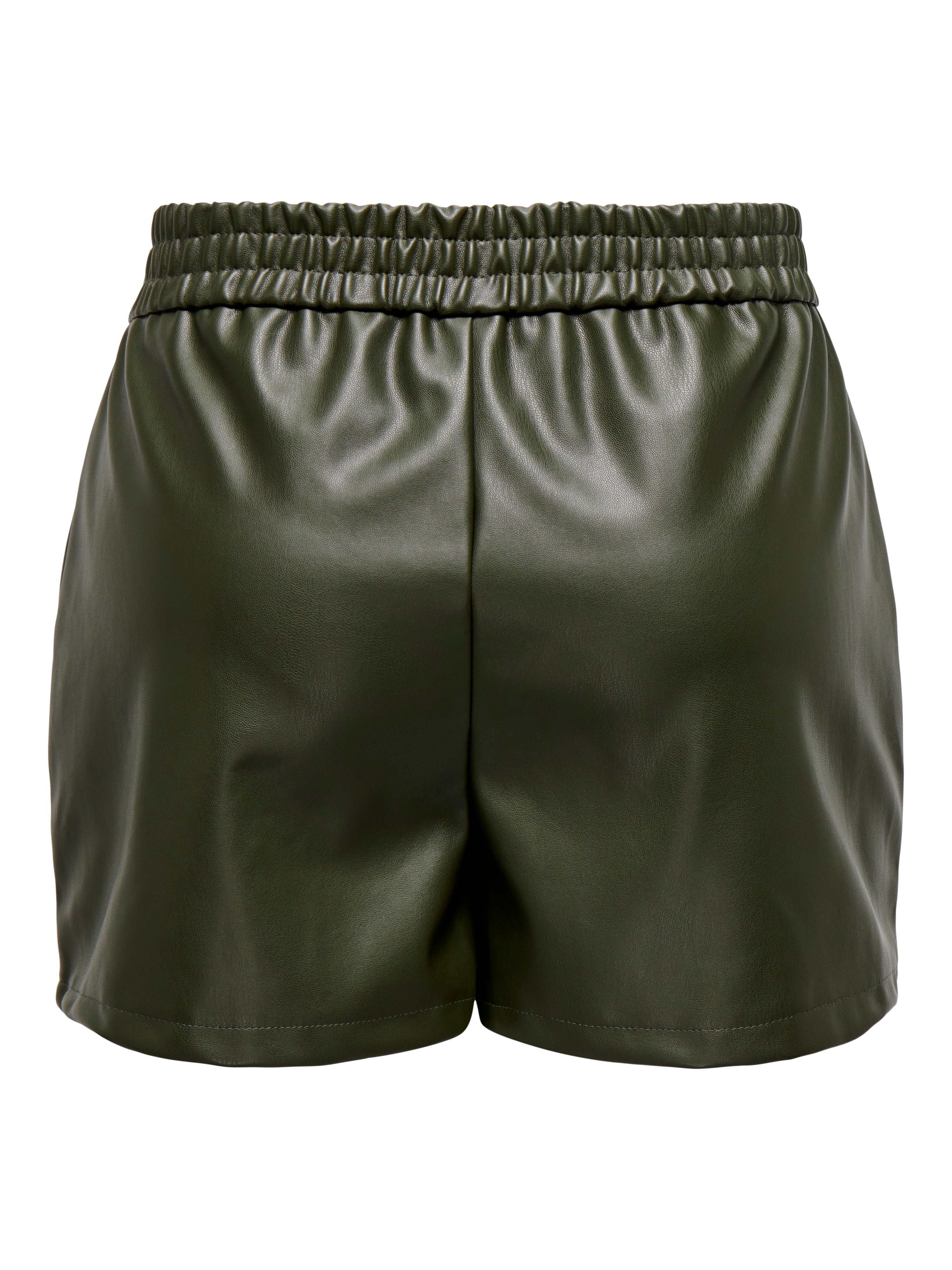 Thumbnail - Jdyalaia Mittlere Taille Normal Geschnitten Kunstledershorts