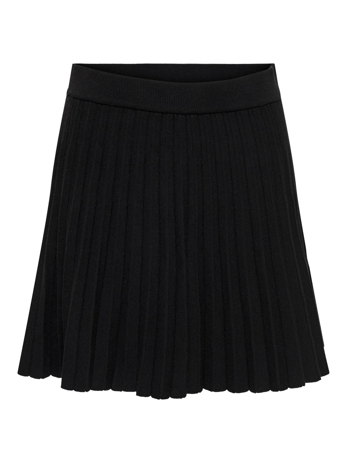 ONLY Mini plissé skirt -Black - 15328327