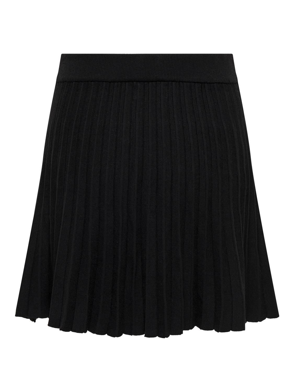 ONLY Mini plissé skirt -Black - 15328327