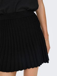 ONLY Mini plissé skirt -Black - 15328327