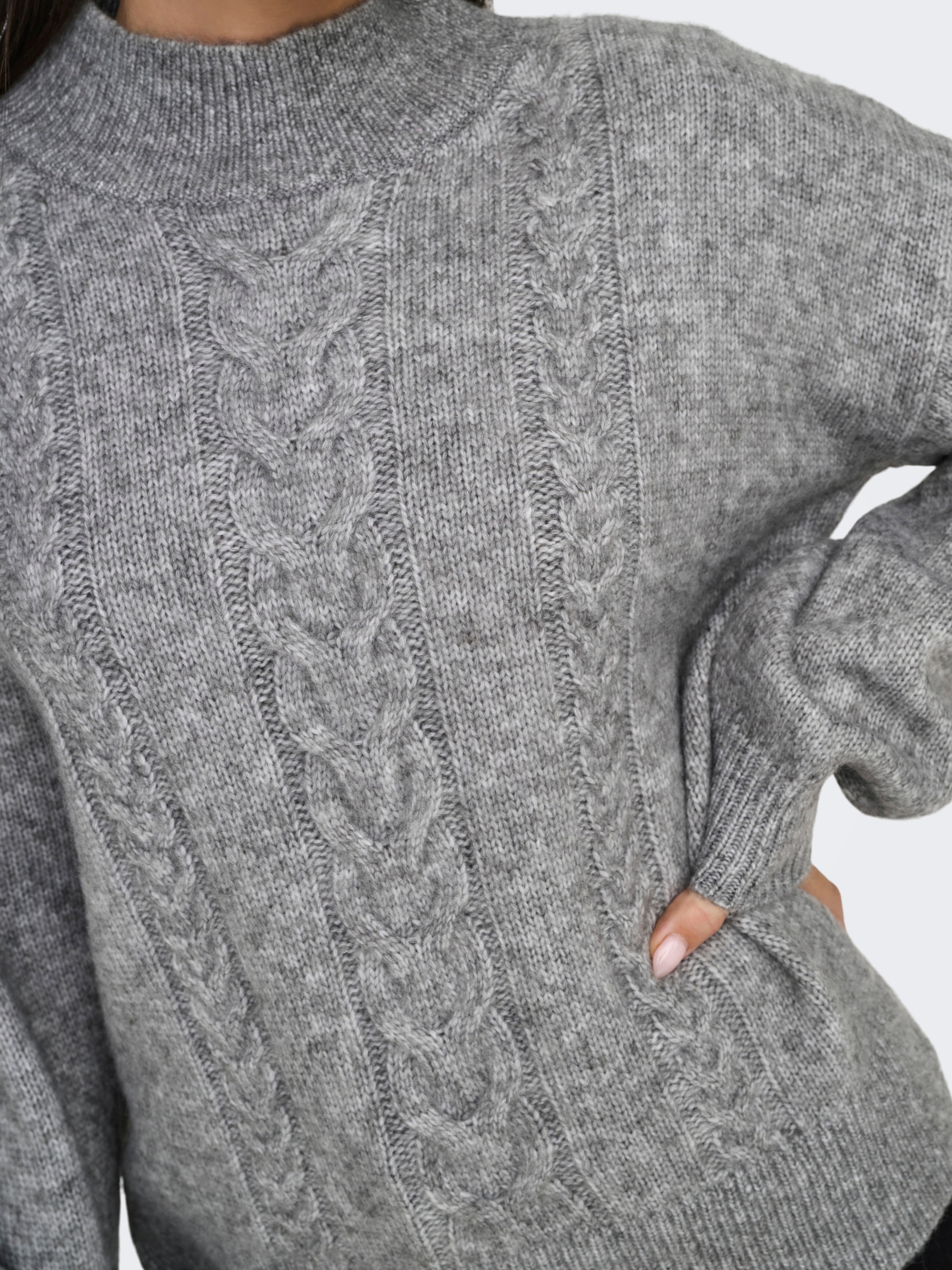 JDYSUSANNA Knitted pullover | Medium Grey | ONLY®
