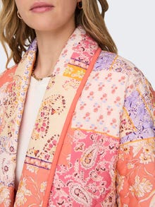 ONLY Quilted patch work jacket -Ecru - 15328493
