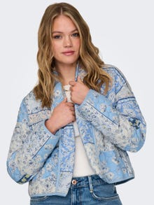 ONLY Rundhals Tief angesetzte Schulter Jacke -Cloud Dancer - 15328493