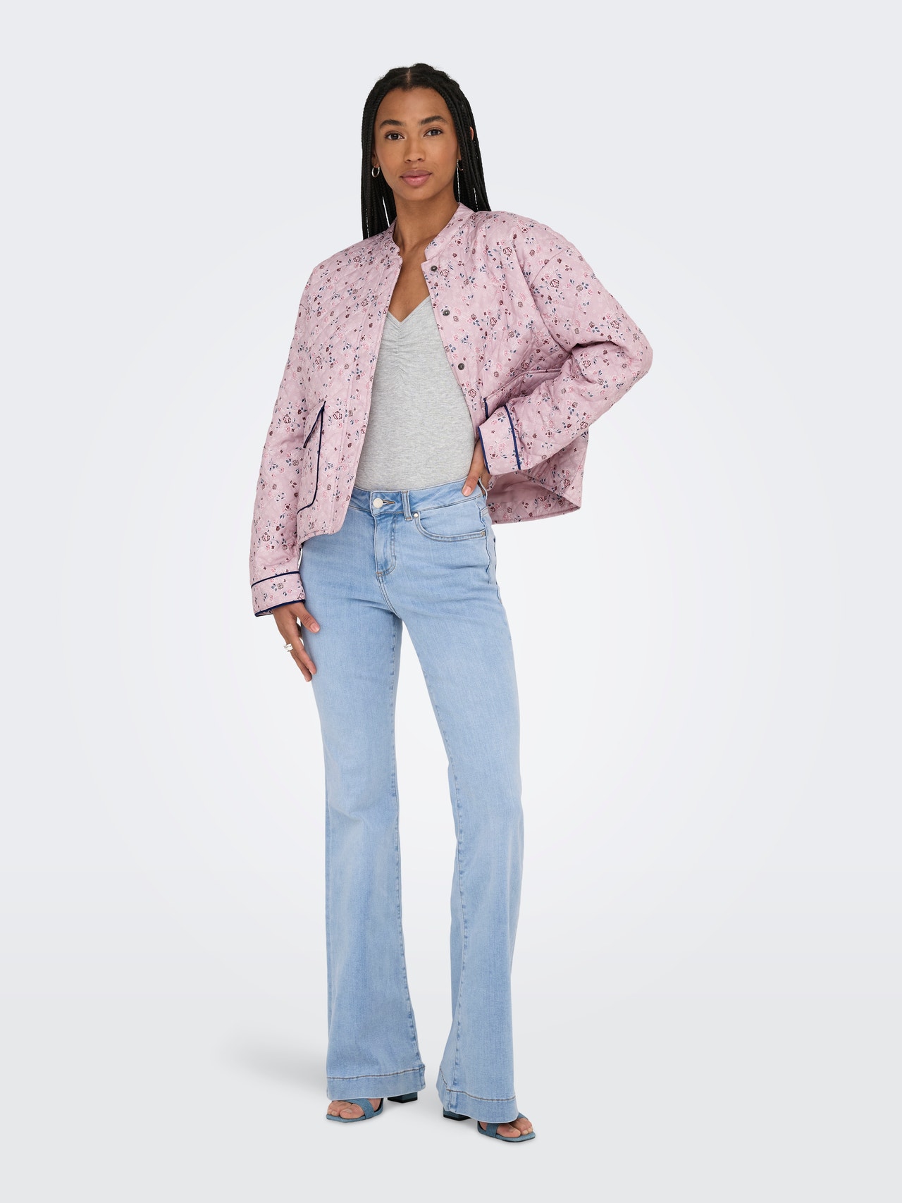 ONLY ONLHALLIE Quiltad jacka -Pale Mauve - 15328523