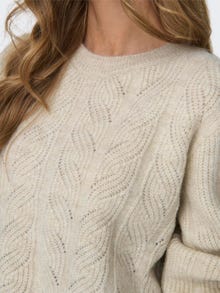 ONLY Normal passform O-ringning Pullover -Birch - 15328600