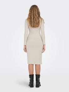 ONLY Maxi knit dress -Pumice Stone - 15328702