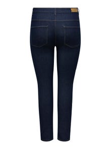 ONLY Jeans Skinny Fit Taille haute -Dark Blue Denim - 15328716