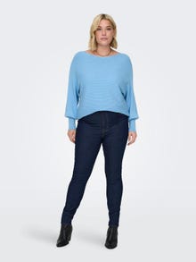 ONLY Skinny Fit Hög midja Jeans -Dark Blue Denim - 15328716