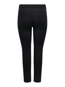 ONLY Jeans Skinny Fit Taille haute -Washed Black - 15328716