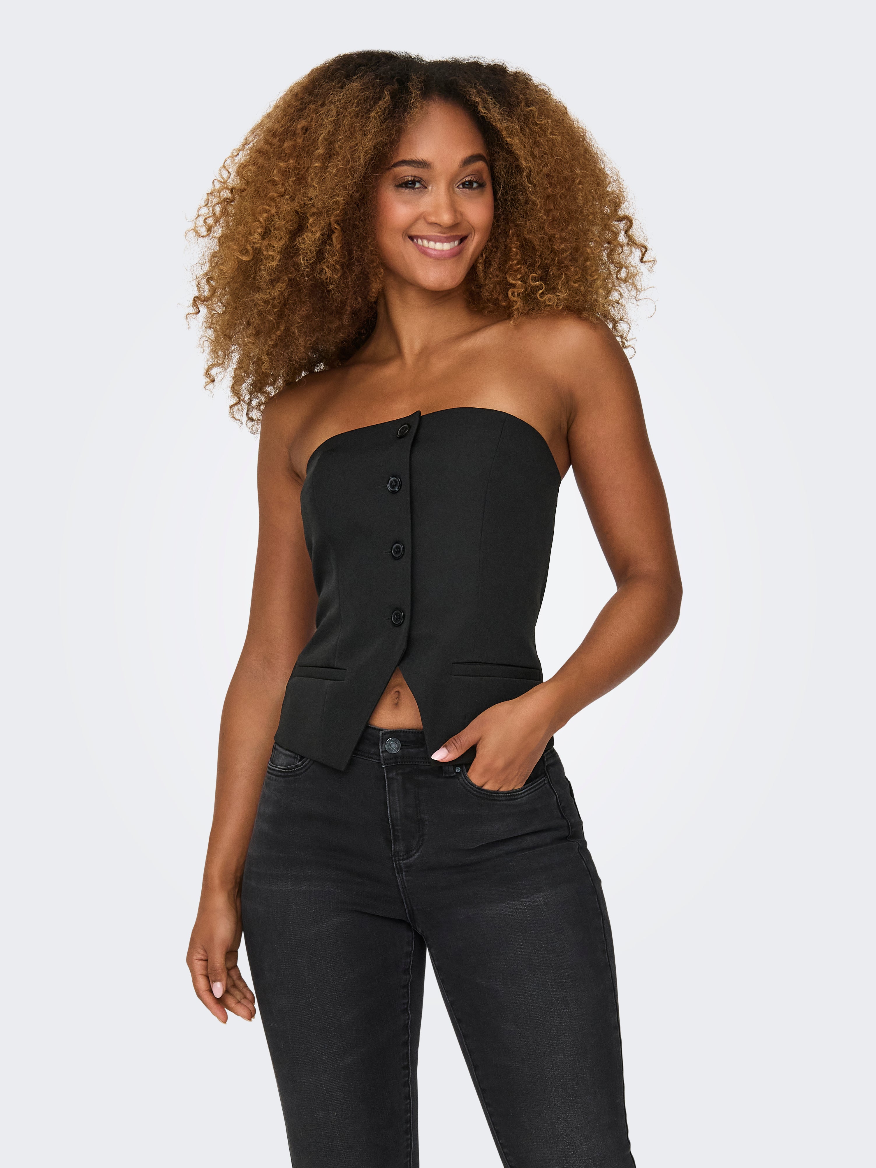 ONLPANNY Tüll-Top | Schwarz | ONLY®