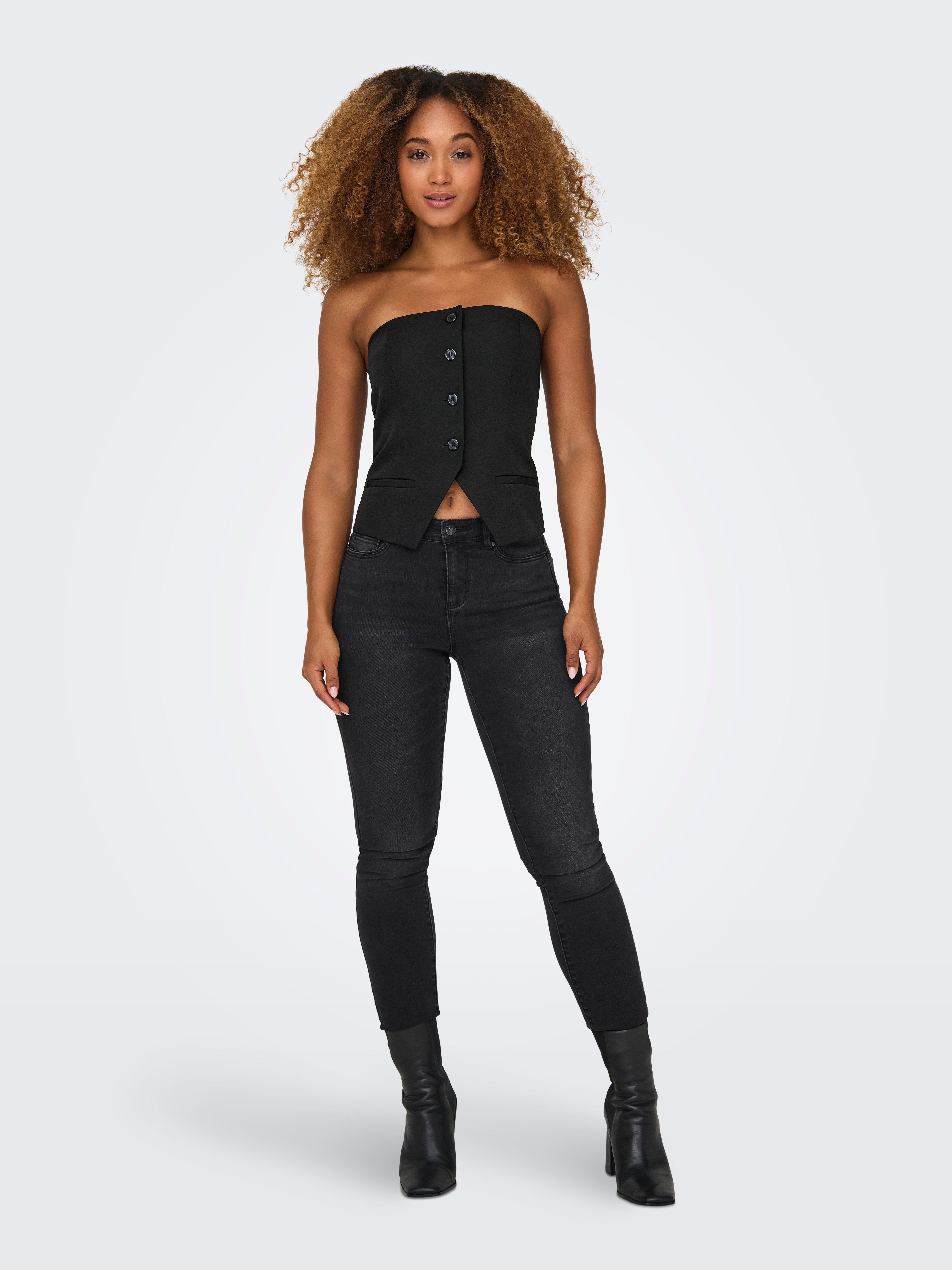 ONLPANNY Tüll-Top | Schwarz | ONLY®