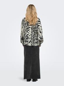 ONLY Ruumikas lõige Särgikrae Särk -White - 15328903