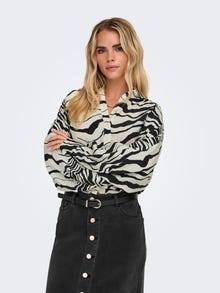 ONLY Ruumikas lõige Särgikrae Särk -White - 15328903