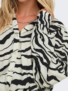 ONLY Ruumikas lõige Särgikrae Särk -White - 15328903