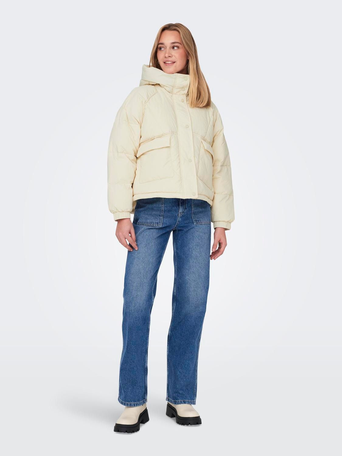 ONLY Reverse Quilted Jacket -Birch - 15329147