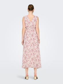 ONLY Regular Fit V-Neck Maternity Long dress -Rose Smoke - 15329316