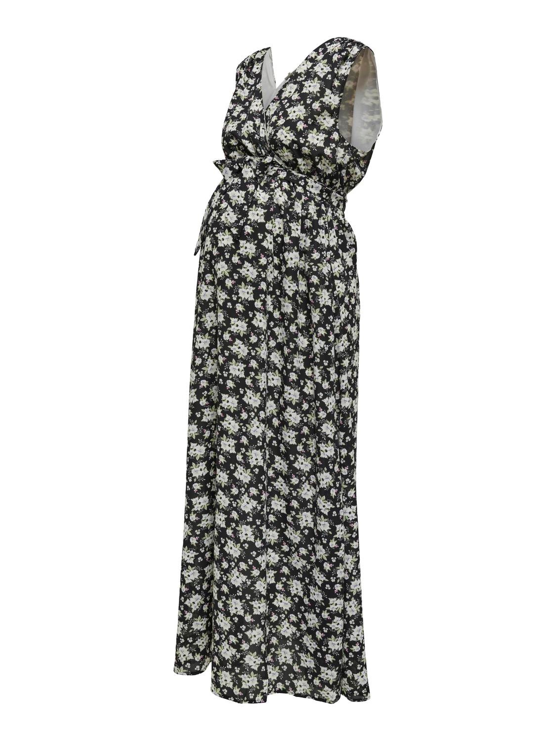 ONLY Mama sleeveless maxi dress -Black - 15329316