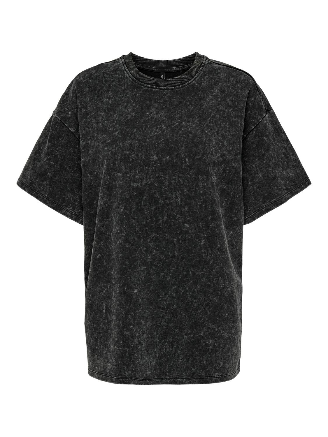 ONLY Regular Fit O-hals Lave skuldre Sweatshirt -Black - 15329425