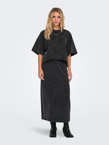 ONLY Long skirt -Black - 15329426