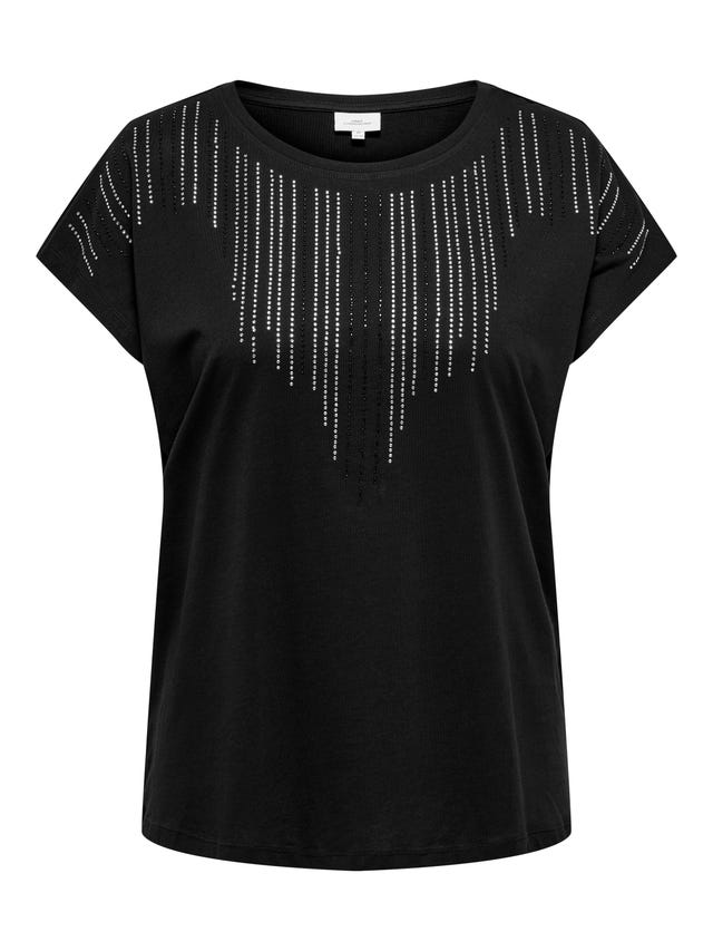 ONLY curvy Glitter detailed top - 15329440