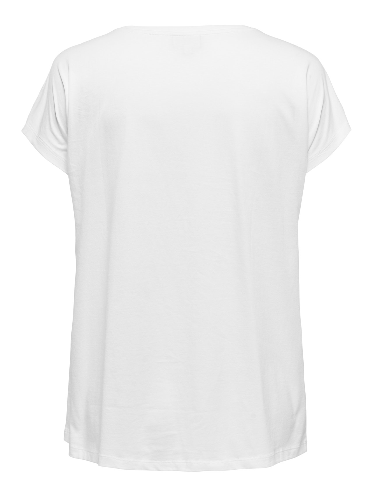 ONLY Camisetas Corte regular Cuello redondo -Cloud Dancer - 15329440