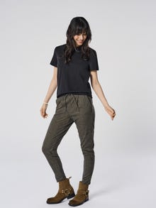 ONLY ONLPOPTRASH-GOZI Regular Fit Trousers -Walnut - 15329797