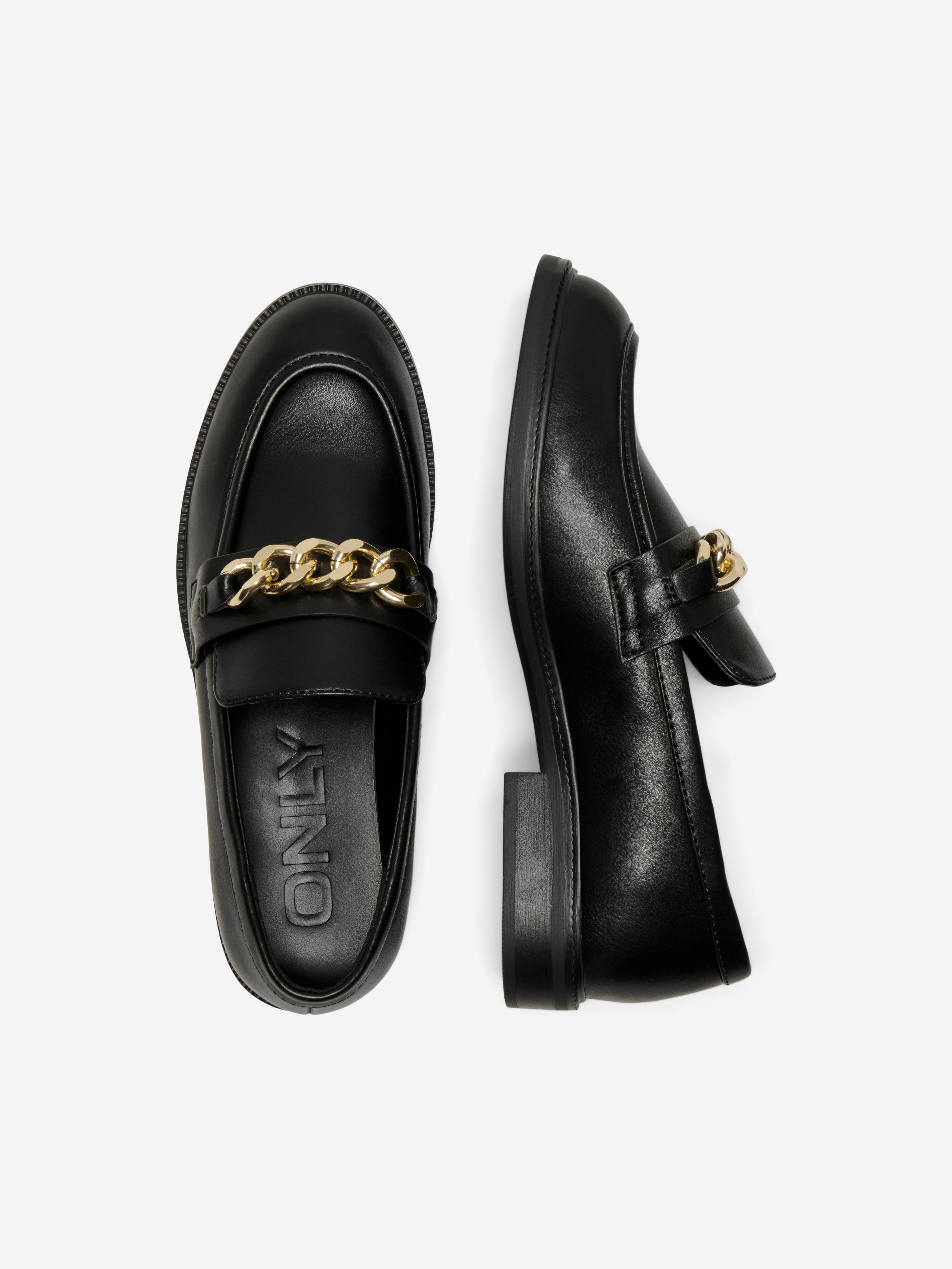 Black loafer slides on sale