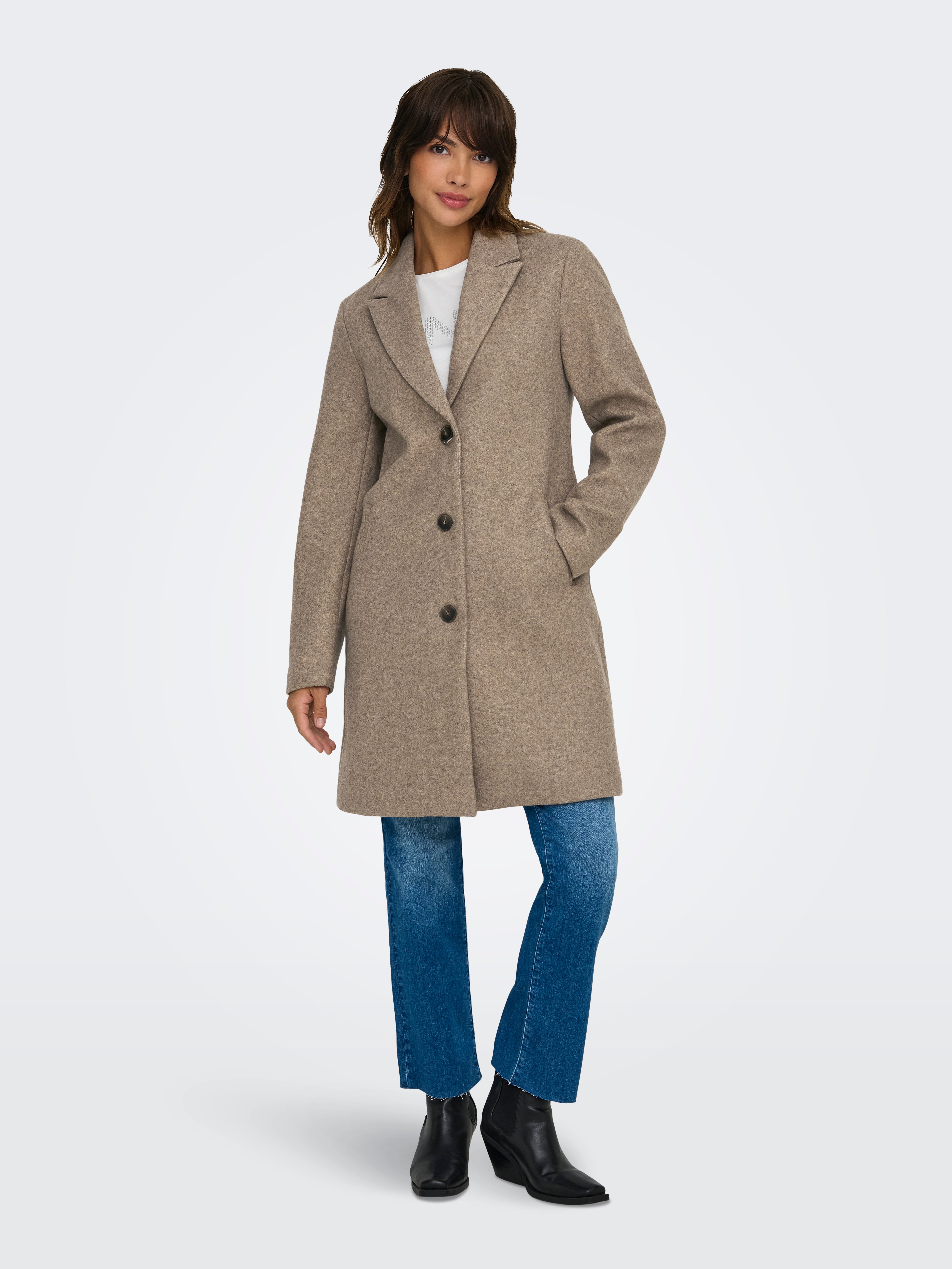 JDYECHO Mantel | Hellbraun | ONLY® 