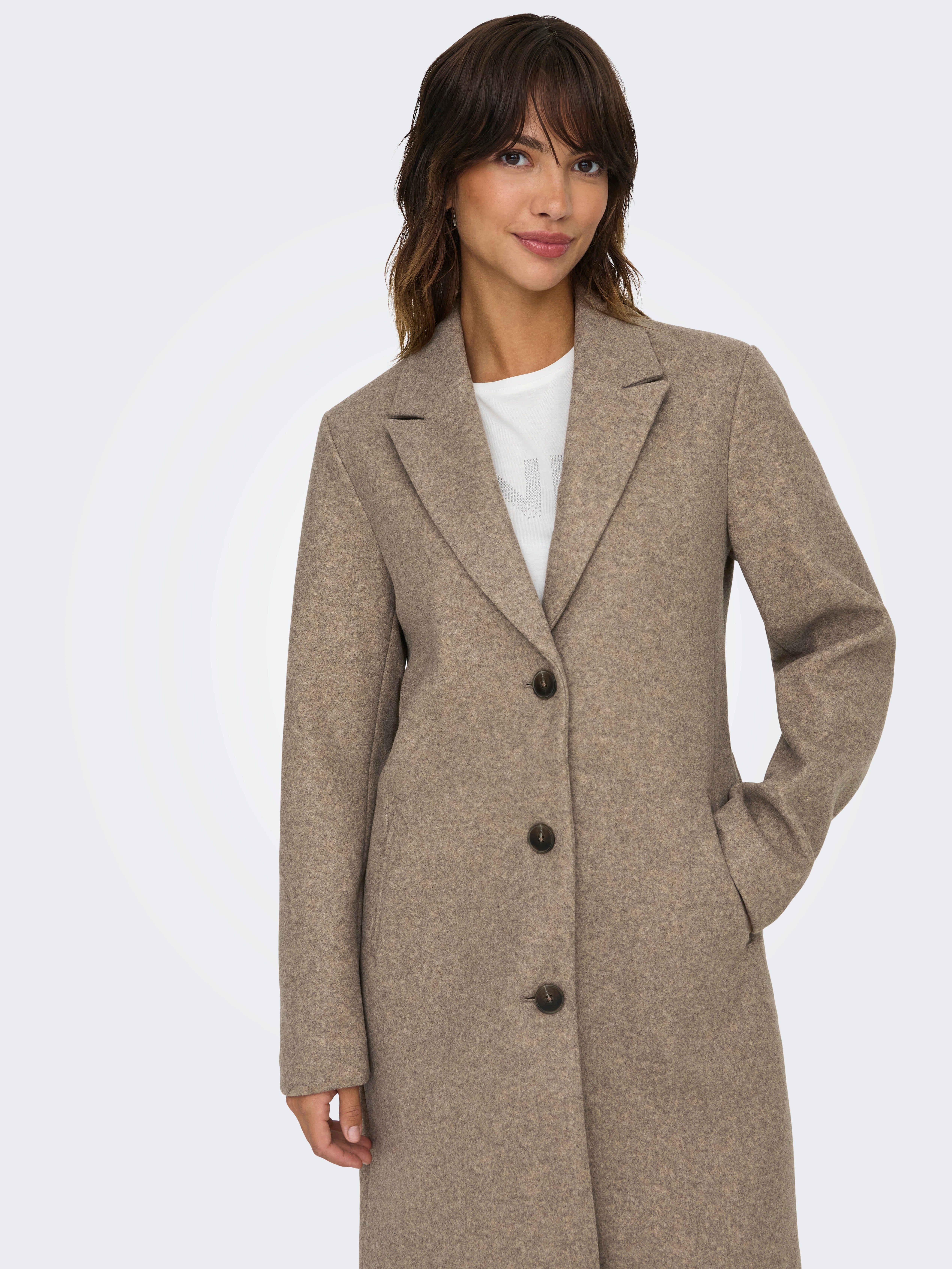 JDYECHO Mantel | Hellbraun | ONLY® 