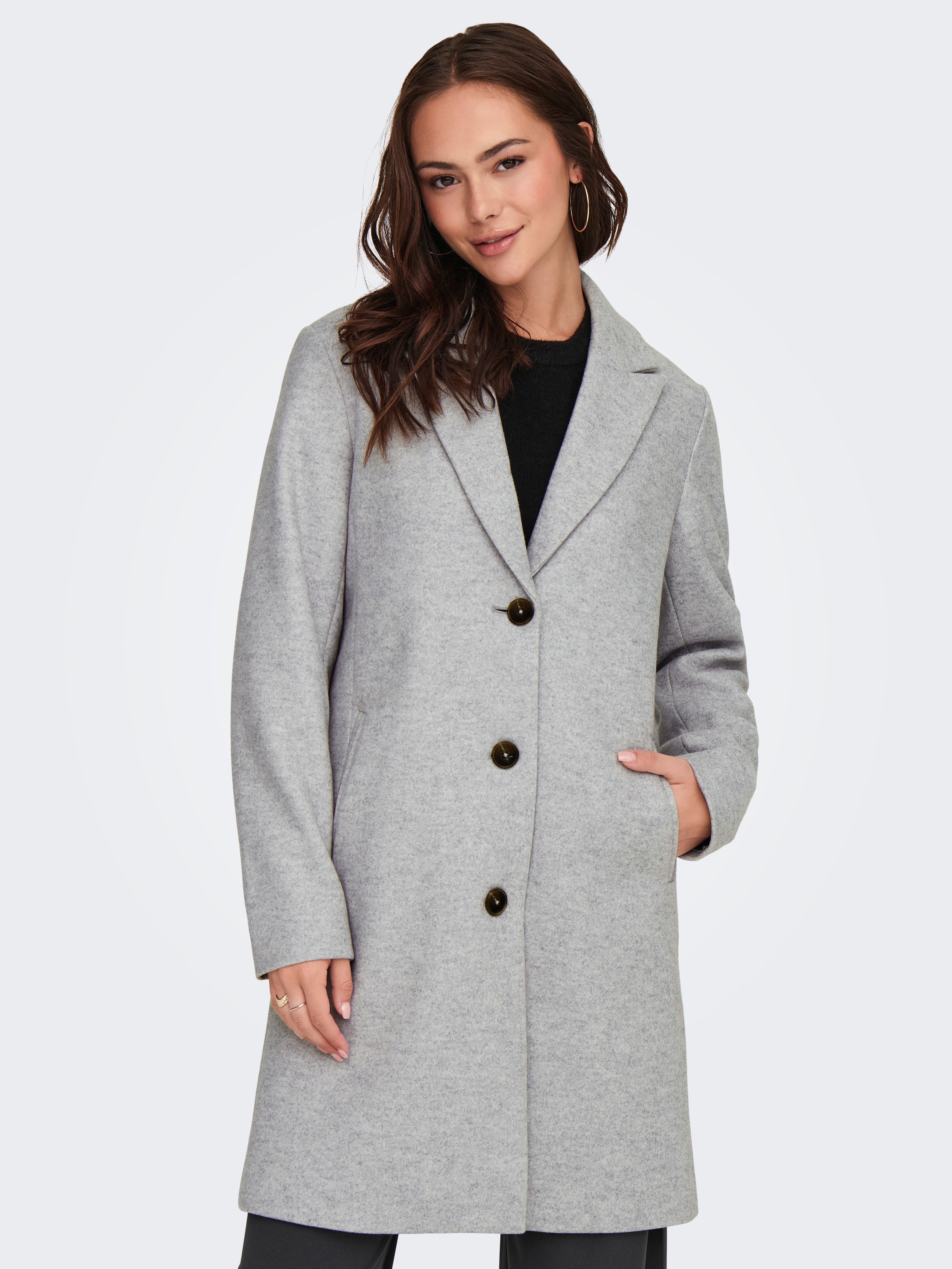 JDYECHO Mantel | Hellgrau | ONLY® 