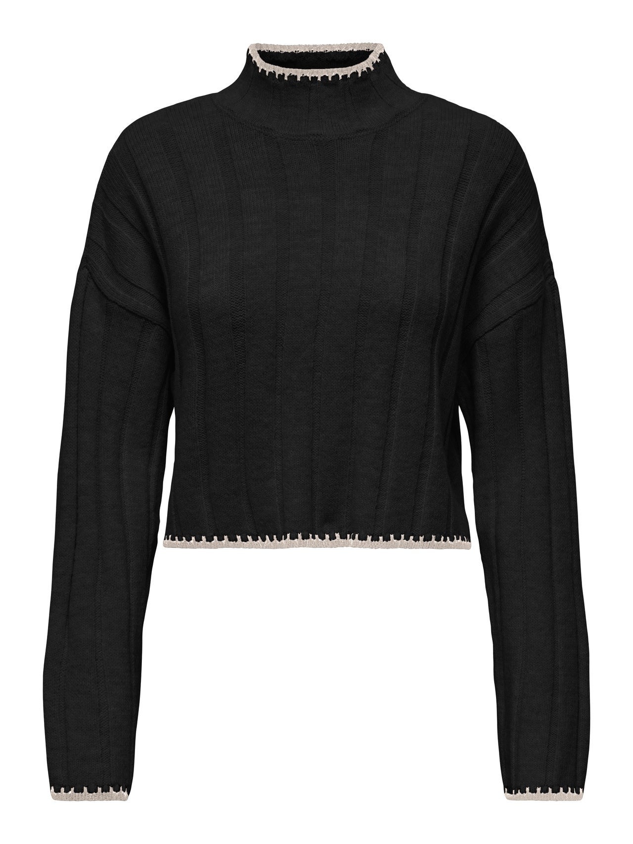 ONLY ONLCHICK Striktrøje -Black - 15329963