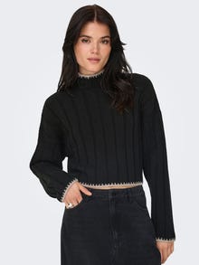ONLY ONLCHICK Striktrøje -Black - 15329963