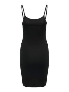 ONLY Slim Fit V-ringning Justerbara remmar Kort klänning -Black - 15330216