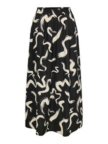 ONLY Vidukļa vidusdaļa Garie svārki -Black - 15330244