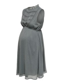 ONLY Regular fit O-hals Korte jurk -Balsam Green - 15330261
